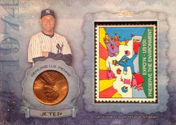 2015 Topps - Birth Year Coin and Stamp Penny #CS-11 Derek Jeter Front