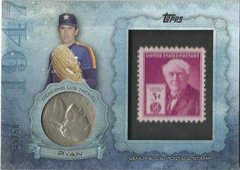 2015 Topps - Birth Year Coin and Stamp Nickel #CS-18 Nolan Ryan Front