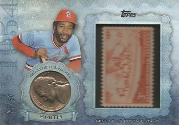 2015 Topps - Birth Year Coin and Stamp Nickel #CS-21 Ozzie Smith Front