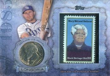 2015 Topps - Birth Year Coin and Stamp Nickel #CS-42 Evan Longoria Front
