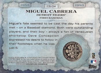 2015 Topps - Birth Year Coin and Stamp Dime #CS-04 Miguel Cabrera Back