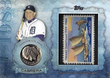 2015 Topps - Birth Year Coin and Stamp Dime #CS-04 Miguel Cabrera Front