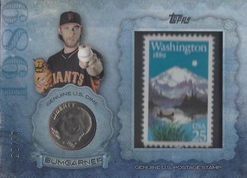 2015 Topps - Birth Year Coin and Stamp Dime #CS-03 Madison Bumgarner Front