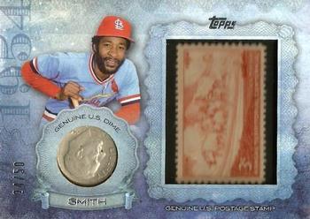 2015 Topps - Birth Year Coin and Stamp Dime #CS-21 Ozzie Smith Front