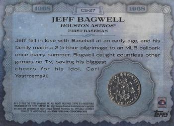2015 Topps - Birth Year Coin and Stamp Dime #CS-27 Jeff Bagwell Back