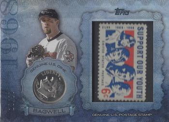 2015 Topps - Birth Year Coin and Stamp Dime #CS-27 Jeff Bagwell Front