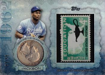 2015 Topps - Birth Year Coin and Stamp Quarter #CS-09 Bo Jackson Front