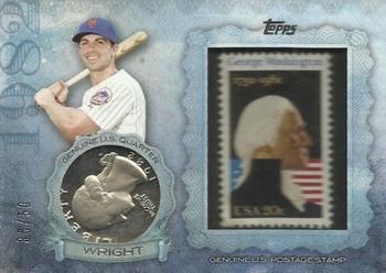 2015 Topps - Birth Year Coin and Stamp Quarter #CS-25 David Wright Front