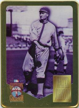 1996 Metallic Impressions The Original Hall Of Fame Electees #4 Walter Johnson Front