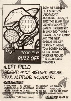 1996 Amurol Wild Pitch #4 Pop Fly Back