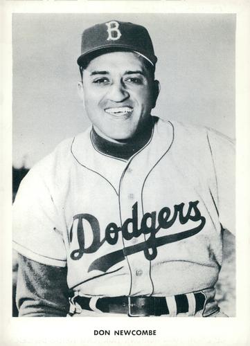 1957 Borden's Brooklyn Dodgers Ticket Promotion #NNO Don Newcombe Front