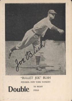 1924 WG7   Walter Mails Card Game #NNO Joe Bush Front
