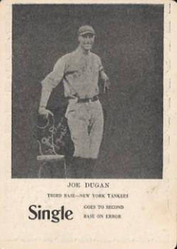 1924 WG7   Walter Mails Card Game #NNO Joe Dugan Front