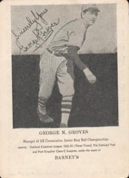 1924 WG7   Walter Mails Card Game #NNO George N. Groves Front