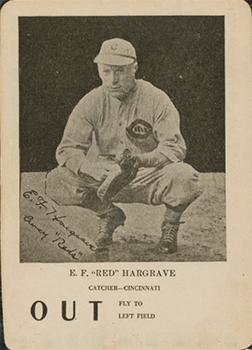 1924 WG7   Walter Mails Card Game #NNO E.F. 'Red' Hargrave Front