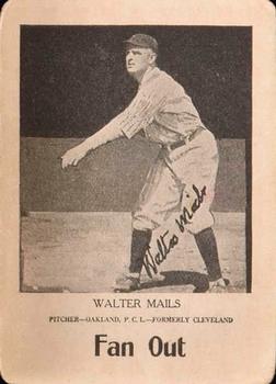 1924 WG7   Walter Mails Card Game #NNO Walter Mails Front
