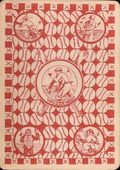 1924 WG7   Walter Mails Card Game #NNO Rabbit Maranville Back
