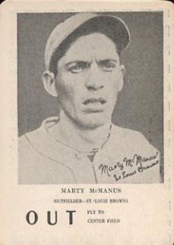 1924 WG7   Walter Mails Card Game #NNO Marty McManus Front