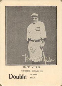 1924 WG7   Walter Mails Card Game #NNO Hack Miller Front