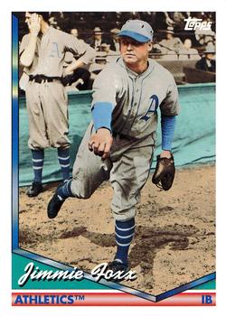 2010 Topps Update - Vintage Legends Collection #VLC-47 Jimmie Foxx Front