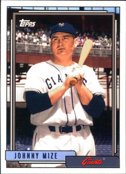 2010 Topps Update - Vintage Legends Collection #VLC-26 Johnny Mize Front
