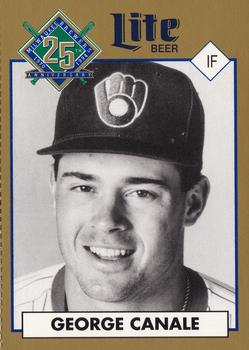 1994 Miller Brewing Milwaukee Brewers #NNO George Canale Front