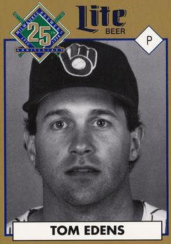 1994 Miller Brewing Milwaukee Brewers #NNO Tom Edens Front