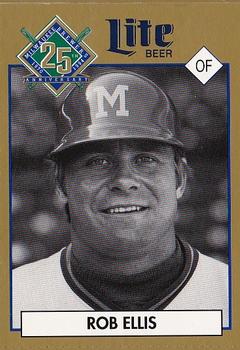 1994 Miller Brewing Milwaukee Brewers #NNO Rob Ellis Front