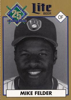 1994 Miller Brewing Milwaukee Brewers #NNO Mike Felder Front
