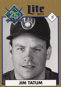 1994 Miller Brewing Milwaukee Brewers #NNO Jim Tatum Front