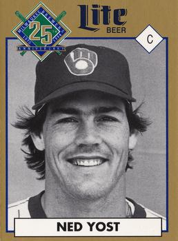 1994 Miller Brewing Milwaukee Brewers #NNO Ned Yost Front