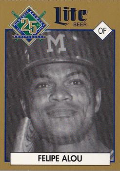 1994 Miller Brewing Milwaukee Brewers #NNO Felipe Alou Front