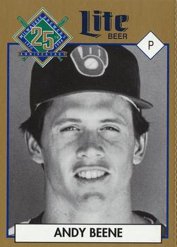 1994 Miller Brewing Milwaukee Brewers #NNO Andy Beene Front