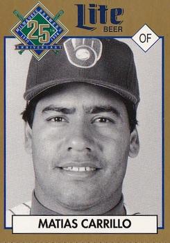 1994 Miller Brewing Milwaukee Brewers #NNO Matias Carrillo Front