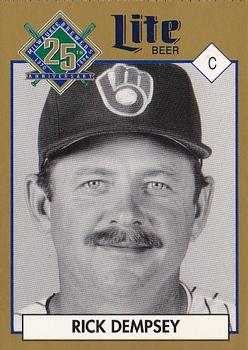 1994 Miller Brewing Milwaukee Brewers #NNO Rick Dempsey Front