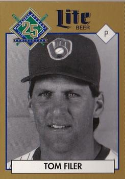 1994 Miller Brewing Milwaukee Brewers #NNO Tom Filer Front