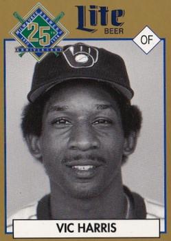 1994 Miller Brewing Milwaukee Brewers #NNO Vic Harris Front