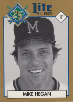 1994 Miller Brewing Milwaukee Brewers #NNO Mike Hegan Front