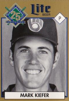 1994 Miller Brewing Milwaukee Brewers #NNO Mark Kiefer Front