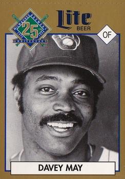 1994 Miller Brewing Milwaukee Brewers #NNO Dave May Front