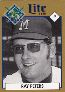 1994 Miller Brewing Milwaukee Brewers #NNO Ray Peters Front