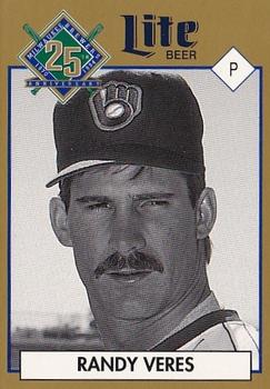 1994 Miller Brewing Milwaukee Brewers #NNO Randy Veres Front