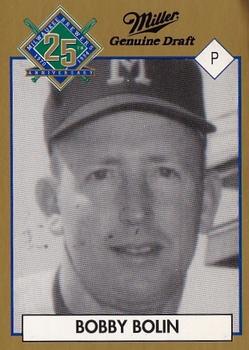 1994 Miller Brewing Milwaukee Brewers #NNO Bobby Bolin Front