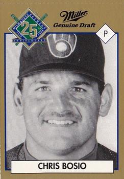 1994 Miller Brewing Milwaukee Brewers #NNO Chris Bosio Front