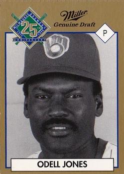 1994 Miller Brewing Milwaukee Brewers #NNO Odell Jones Front