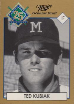 1994 Miller Brewing Milwaukee Brewers #NNO Ted Kubiak Front