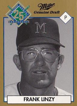 1994 Miller Brewing Milwaukee Brewers #NNO Frank Linzy Front