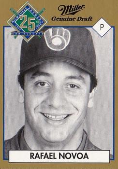 1994 Miller Brewing Milwaukee Brewers #NNO Rafael Novoa Front