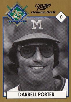 1994 Miller Brewing Milwaukee Brewers #NNO Darrell Porter Front