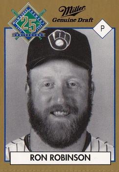 1994 Miller Brewing Milwaukee Brewers #NNO Ron Robinson Front